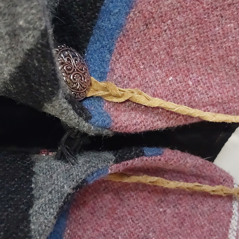 Vintage Mid-West Garment Co Western Blanket Crop Jacket - Picture 4 of 9
